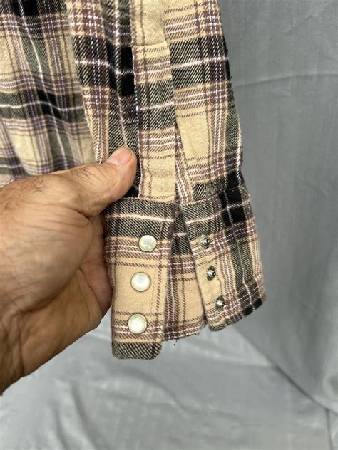 pearl snap flannel